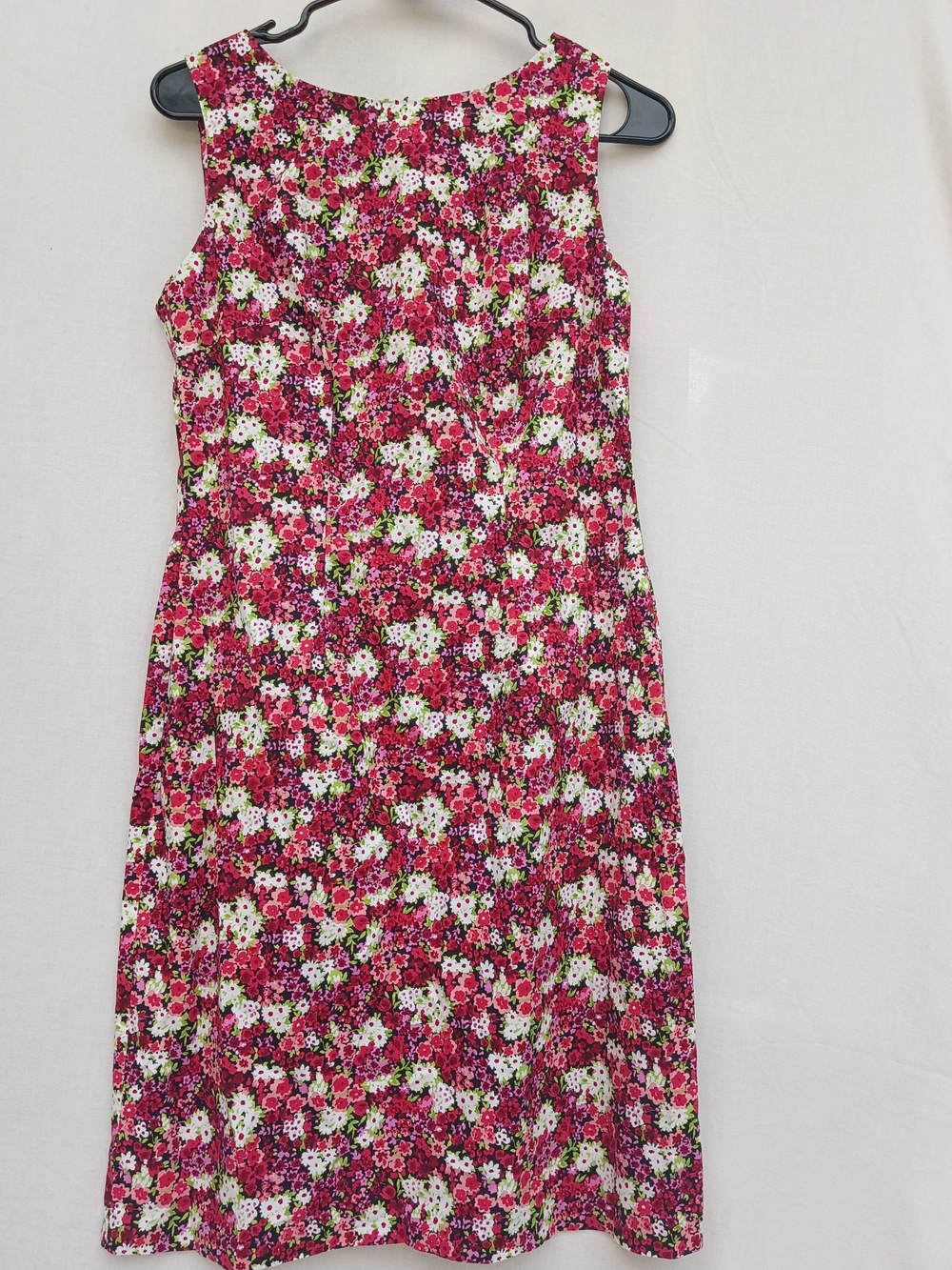 CDC Floral Midi Dress in Fuchsia, White & Green